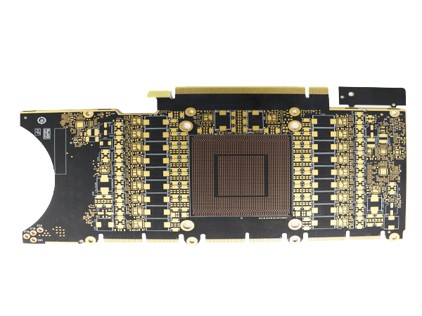 Single side board with complex routing